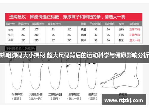姚明脚码大小揭秘 超大尺码背后的运动科学与健康影响分析
